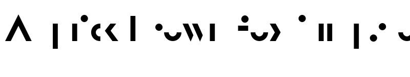 Preview of P22 Bifur C font