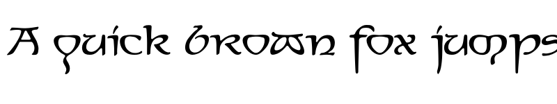 Preview of P22 Elven Regular font