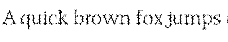 Preview of P22 Frenzy Regular font