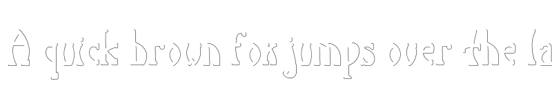 Preview of P22 Salon Shadow font