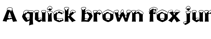 Preview of P22 Yule Heavy Snow font