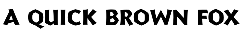 Preview of P22 Yule Heavy font