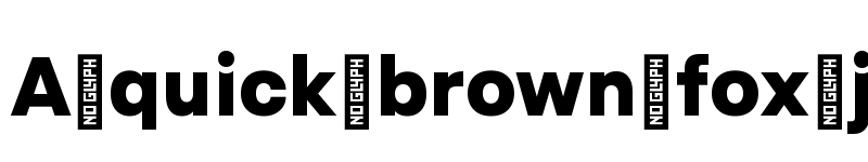 Preview of Pacaembu Trial Black font