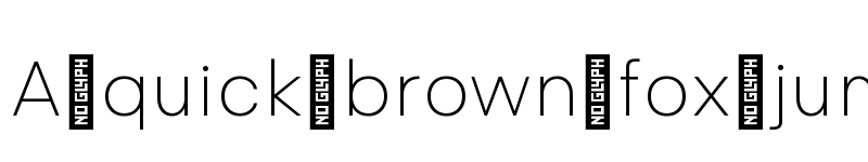 Preview of Pacaembu Trial Thin font