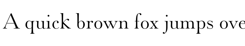 Preview of Paganini Light font