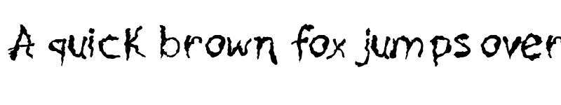 Preview of Pain N Bleed Regular font