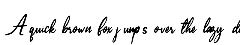 Preview of Painted Regular font