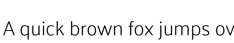 Preview of Palanquin ExtraLight font