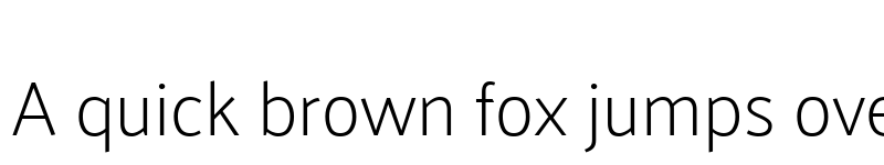 Preview of Palanquin Thin font