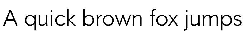 Preview of Paloseco Light font