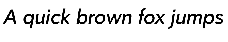 Preview of Paloseco Medium Italic font