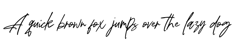 Preview of Palosty Signature Regular font