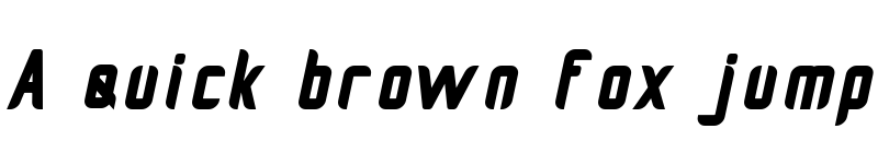 Preview of Pamekasan Bold Italic font