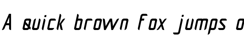 Preview of Pamekasan Italic font