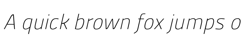 Preview of Panefresco 1wt Italic font