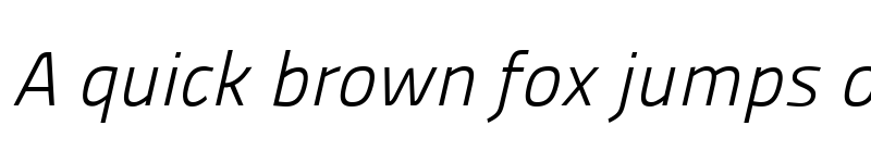 Preview of Panefresco 250wt Italic font