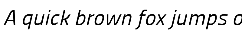 Preview of Panefresco 400wt Italic font