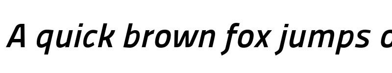 Preview of Panefresco 750wt Italic font