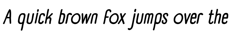 Preview of Panforte Condensed Regular Italic font