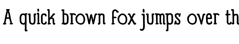 Preview of Panforte Serif Regular font