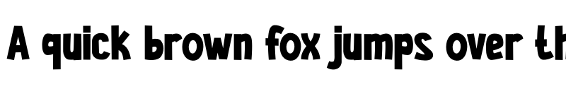 Preview of PANICKO Regular font