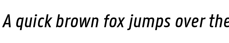 Preview of Panno Text Medium Italic font