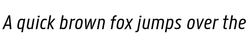 Preview of Panno Text Normal Italic font