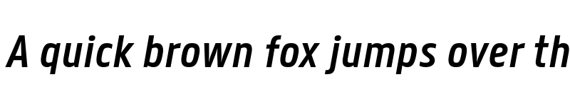 Preview of Panno Text SemiBold Italic font