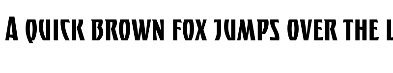 Preview of Panther Black Condensed font