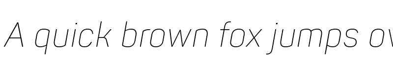 Preview of Panton Narrow-Trial ExtraLight Italic font