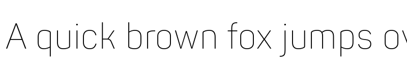 Preview of Panton Narrow-Trial ExtraLight font