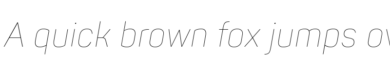 Preview of Panton Narrow-Trial Thin Italic font