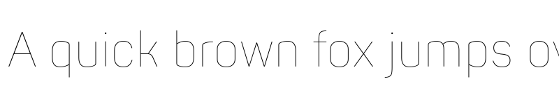 Preview of Panton Narrow-Trial Thin font