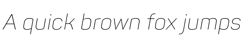Preview of Panton-Trial ExtraLight Italic font