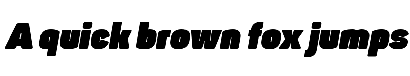 Preview of Panton-Trial Fat Italic font