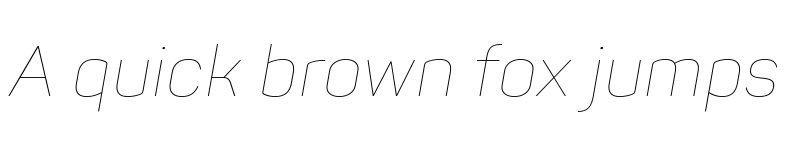 Preview of Panton-Trial Thin Italic font