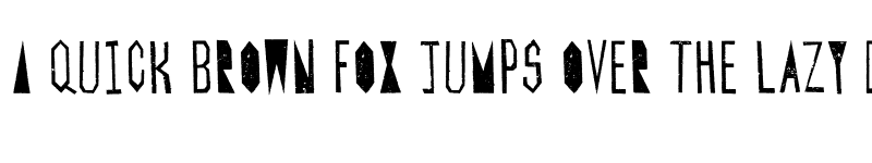 Preview of Papercut Regular font