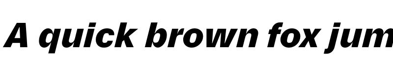 Preview of Parabolica Text Black Oblique font