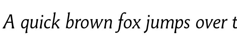 Preview of Paradigm Pro Light Italic font