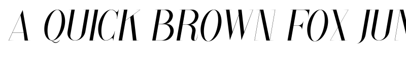 Preview of Paradise Thin Demo Italic font