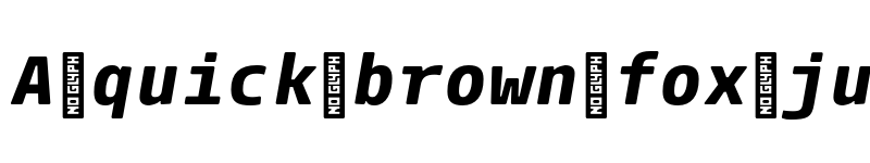 Preview of ParadroidMono Soft Trial Bold Italic font