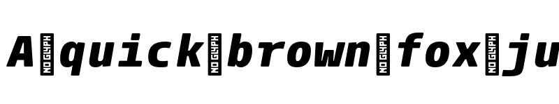 Preview of ParadroidMono Soft Trial ExtraBold Italic font