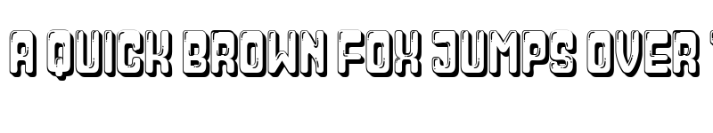 Preview of Paraglide 3D Hollow Regular font