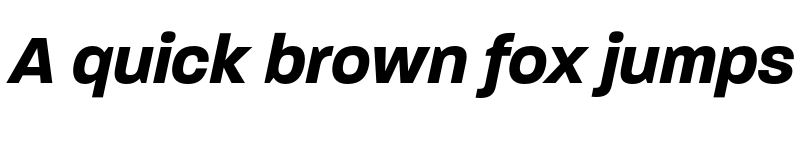 Preview of Paralucent Bold Italic font