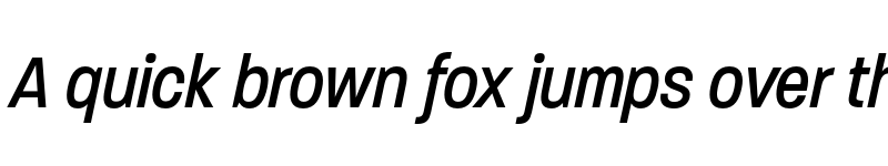 Preview of Paralucent Condensed Medium Italic font