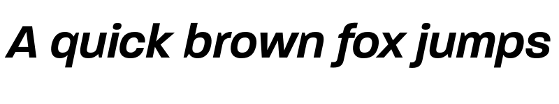 Preview of Paralucent Demi Bold Italic font