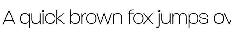 Preview of Paralucent Extra Light font