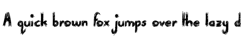 Preview of Paranoid Freak Regular font