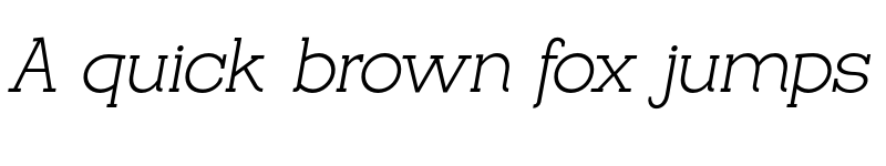 Preview of Pardal Italic font