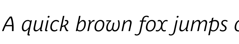 Preview of Parisine Plus Std Gris Italic font